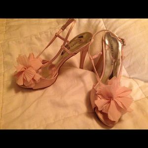 Blush pink heels